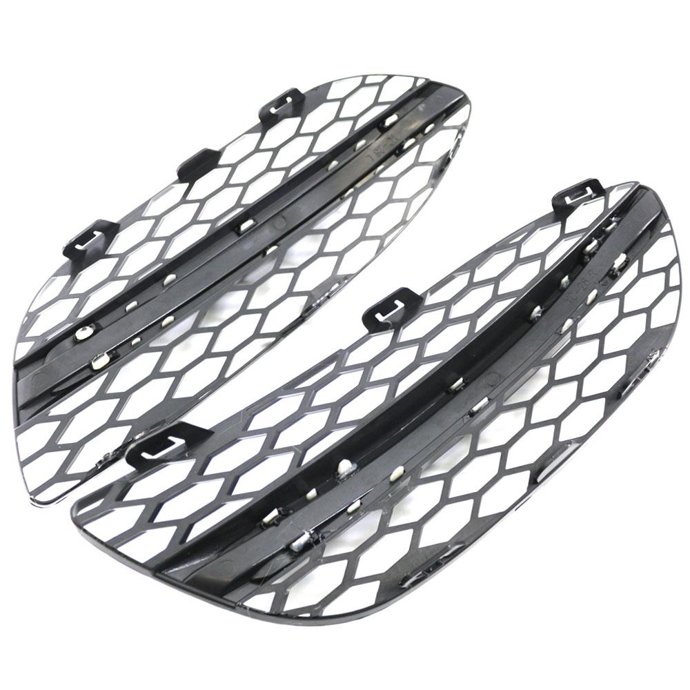 Front Bumper Grille Fog Light Cover Chrome Trims For Mercedes-Benz C- Class W205 C180 C200 C250 2015 2016 2017 2018 2019
