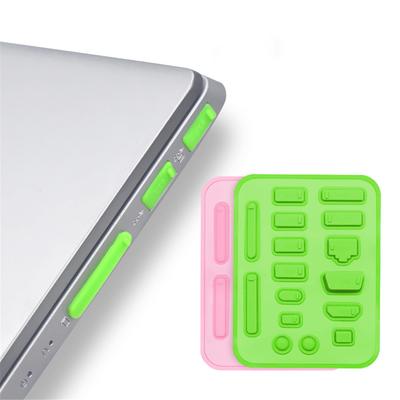 16ks/sada Laptop Sada prachových zástrček USB Ochranný kryt Síťový port VGA Těsnění Gumová ochrana Kancelářské příslušenství
