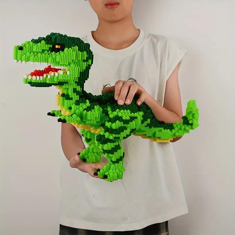 4000 Kostek Dinosauři a Zvířata - Vzdělávací 3D Puzzle, Manuální Stavebnice, Vhodné jako Sváteční Dárky a Chr