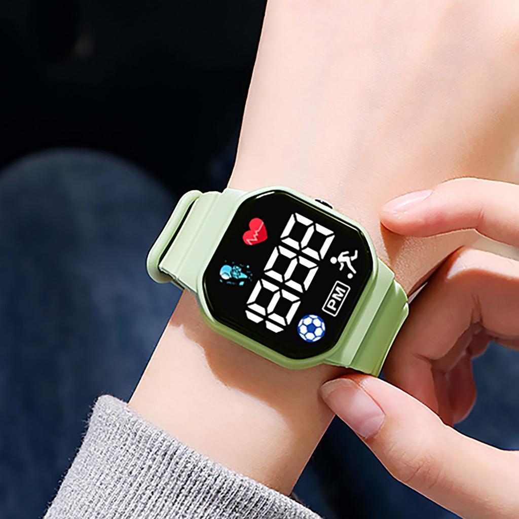 Children's Sports Watch Display Week Suitable For Outdoor Electronic Watch For Students