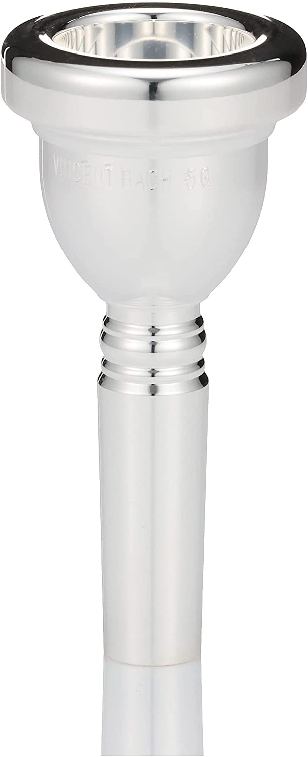 

Bach Trombone Mouthpiece 5G Silver Plated Finish (for large bore)