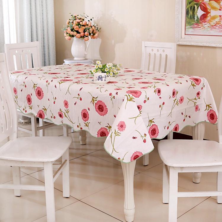 Table Cloth Oil-Proof Peva Multi-Color Round Table Cloth Tea Table Cloth Cushion Cloth Table Cloth