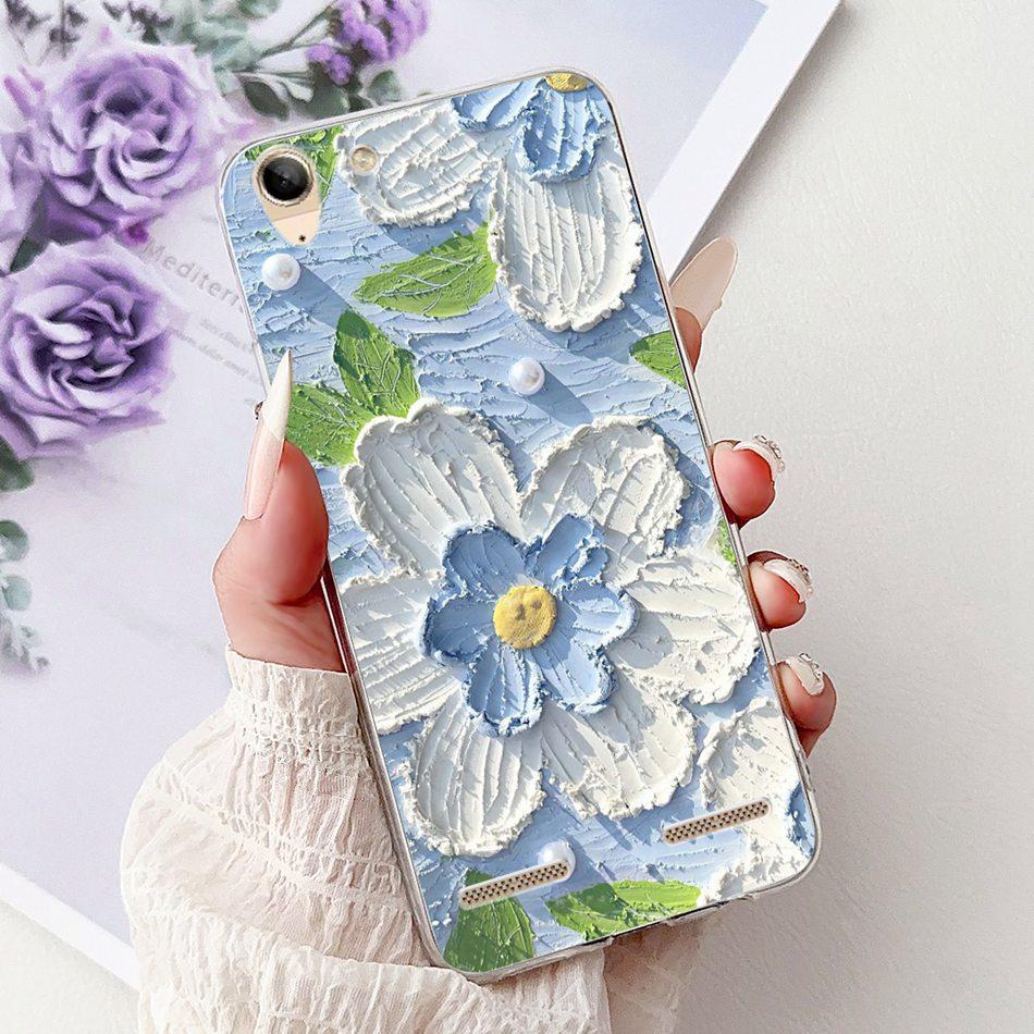 For Lenovo Vibe K5 / K5 Plus / K5 Pro L38041 A6020a40 A6020a46 Phone Case Elegant Floral Butterfly Soft Silicone TPU Cases