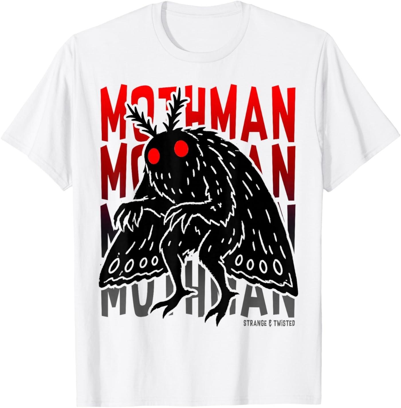 Mothman Cryptid Horror Monster Paranormal Gift T-Shirt S разноцветный