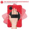 Heavy Duty PC Armor Case for Redmi Pad SE 8.7 360 Rotating Stand Strap Cover for Redmi Pad SE 4G 8.7 inch