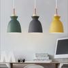 Creative Wooden Iron Single-head Chandelier Country Style Modern Simple Dining Room Living Room Bedroom Bedside Lighting Fixture