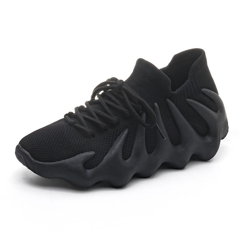 Volcano shoes new flying woven shoes small cage dumpling shoes running couple shoes socks shoes