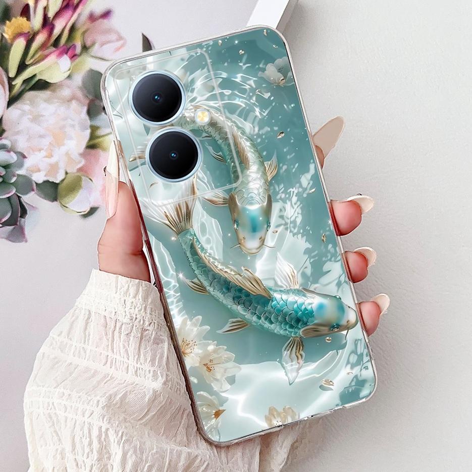 For Vivo Y78 Plus 5G Case V2271A New Luxury Painted Cover Soft Slim Phone Case For Vivo V29 Lite V29LIte V2244 Y78+ Fundas Coque