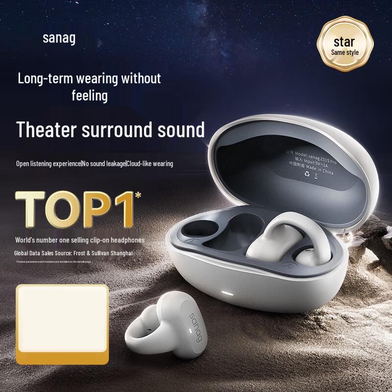 

Sanag Z50SPro Ear Clip Wireless Bluetooth Headphones