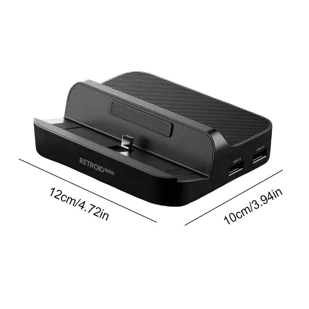 7-in-1 Ladestation für Retroid Pocket 5 Dockingstation PD-Laden HDMI-kompatibel Ladestation Dock Station Ersatz