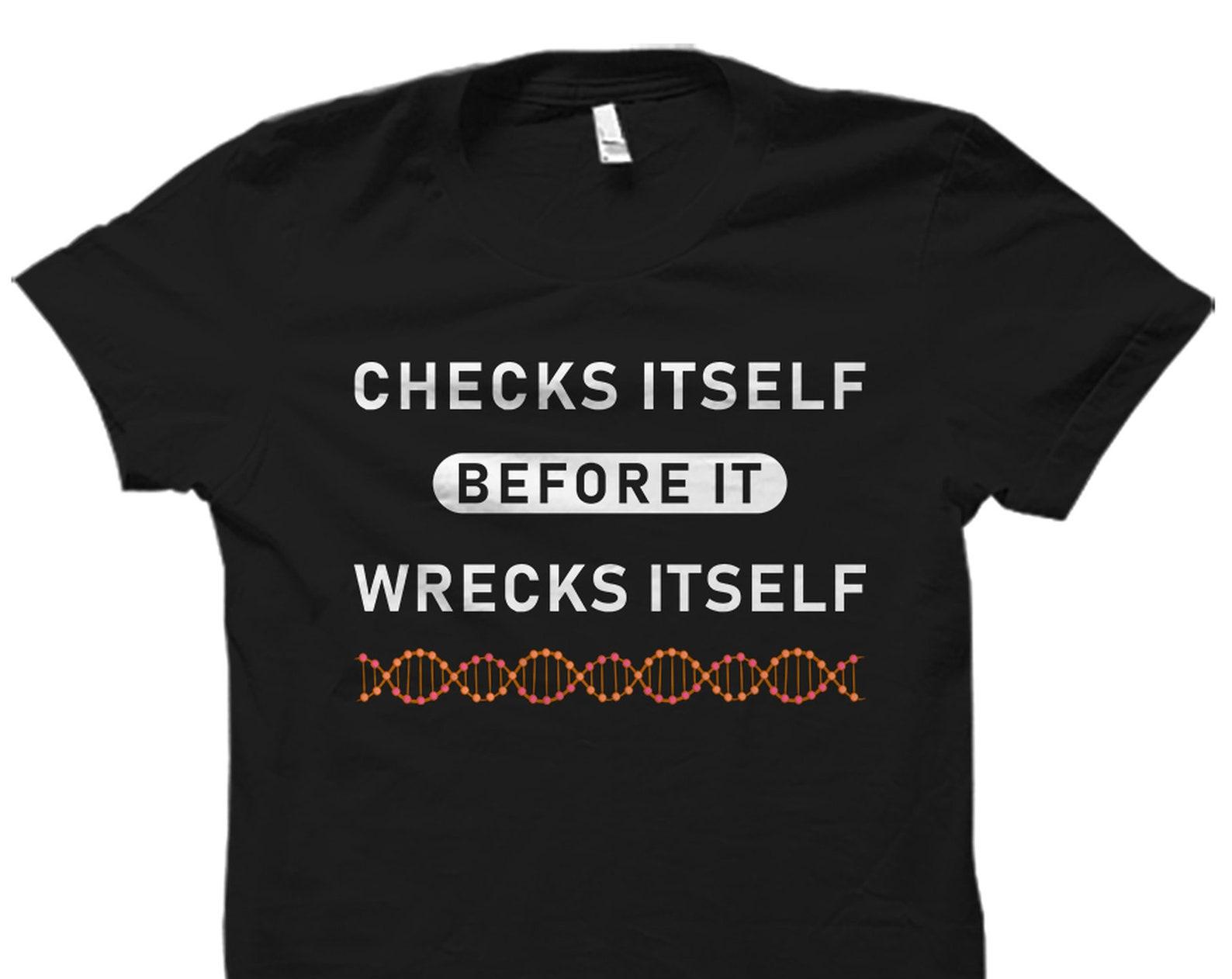 Funny DNA Shirt. DNA Gift. Lab Shirt. Laboratory Shirt. Scientist Gift. Scientist Shirt. Genetics Shirt. Biochemist Shirt Geneticist #OS2394 S