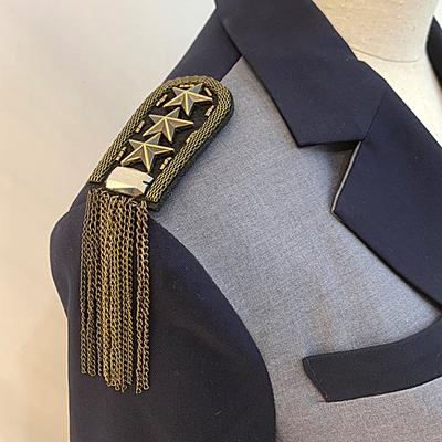 Yousheng Shoulder Badge Tassel Chain Multifunctional Fine Workmanship Charming Widely Use Decorate Shiny Performance Dress Accessories Tassel Epaulet