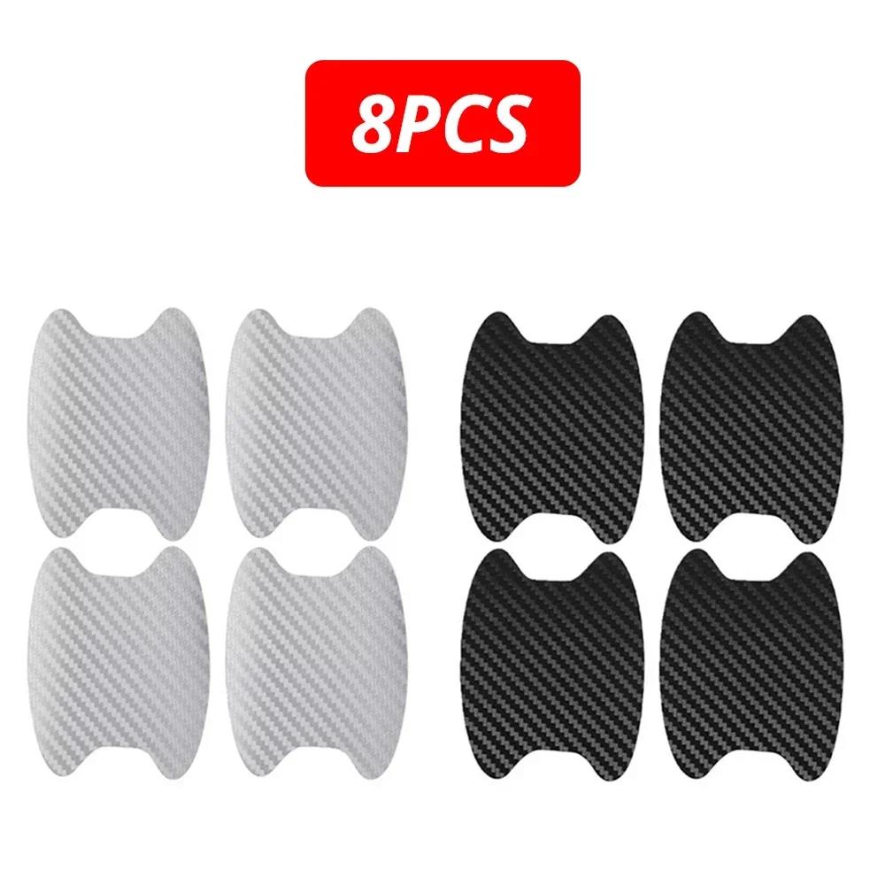 Car Door Handle Stickers Carbon Scratches Resistant Cover Protection Film Exterior Styling auto Accessories Defense Universal