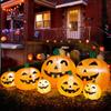 Cloth 7pcs Inflatable Halloween Pumpkin Conjoined Halloween Decoration  Thanksgiving