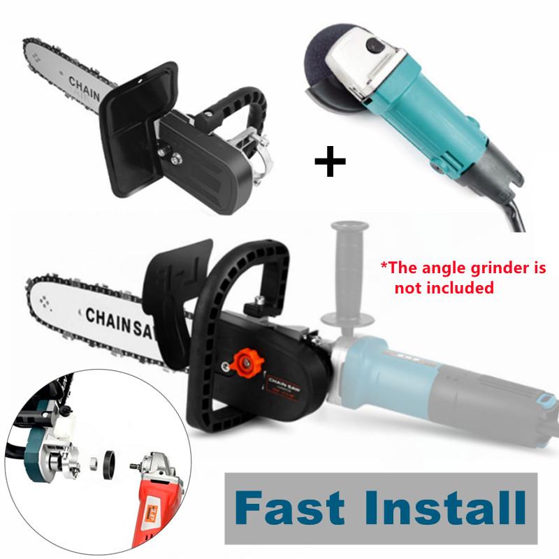 11.5inch 12inch Electric Chain Saw Bracket Adjustable Universal M10/M14/M16 Chain Saw Part Angle Grinder Into Chain Saw