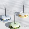 Pet Cat Toys Food Leaking Ball Turntable Slow Feeder 360 ° Rotation Smooth Round Fun Gameplay Shake be happy Relieves Boredom