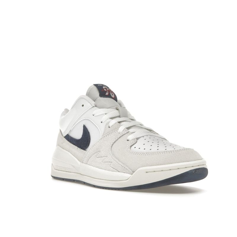 Air Jordan Stadium 90 White Midnight Navy Men Sneakers Varsity-Red Sail DX4397-146