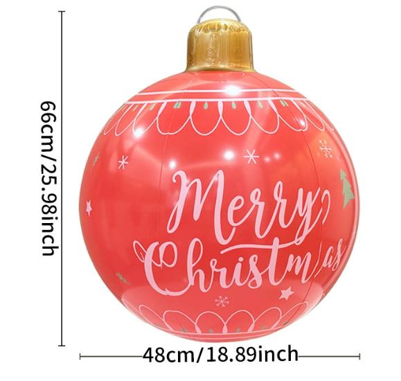 Giant Inflatable Christmas Ball Outdoor Inflatable Decoration Multiple Styles Christmas Party Snowman Inflatable Decorate Ball