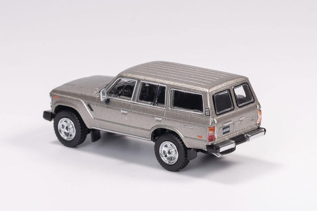 Gaincorp Products Scale Toyota Land Cruiser 60 LHD Gray Finished Model 1/64 - KS-029-90