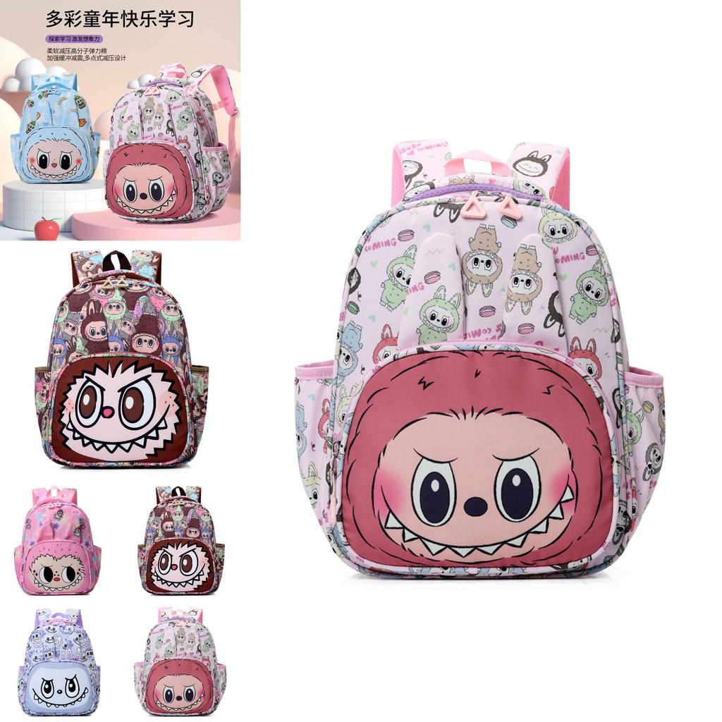 Cute Cartoon Children's Backpack For Boys And Girls In Soft Colors For Kindergarten Ages 3 To 6
