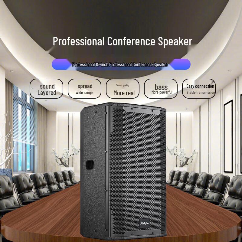 Runpu RP-LF15-450W 15-inch Passive Conference Speaker (CN version)