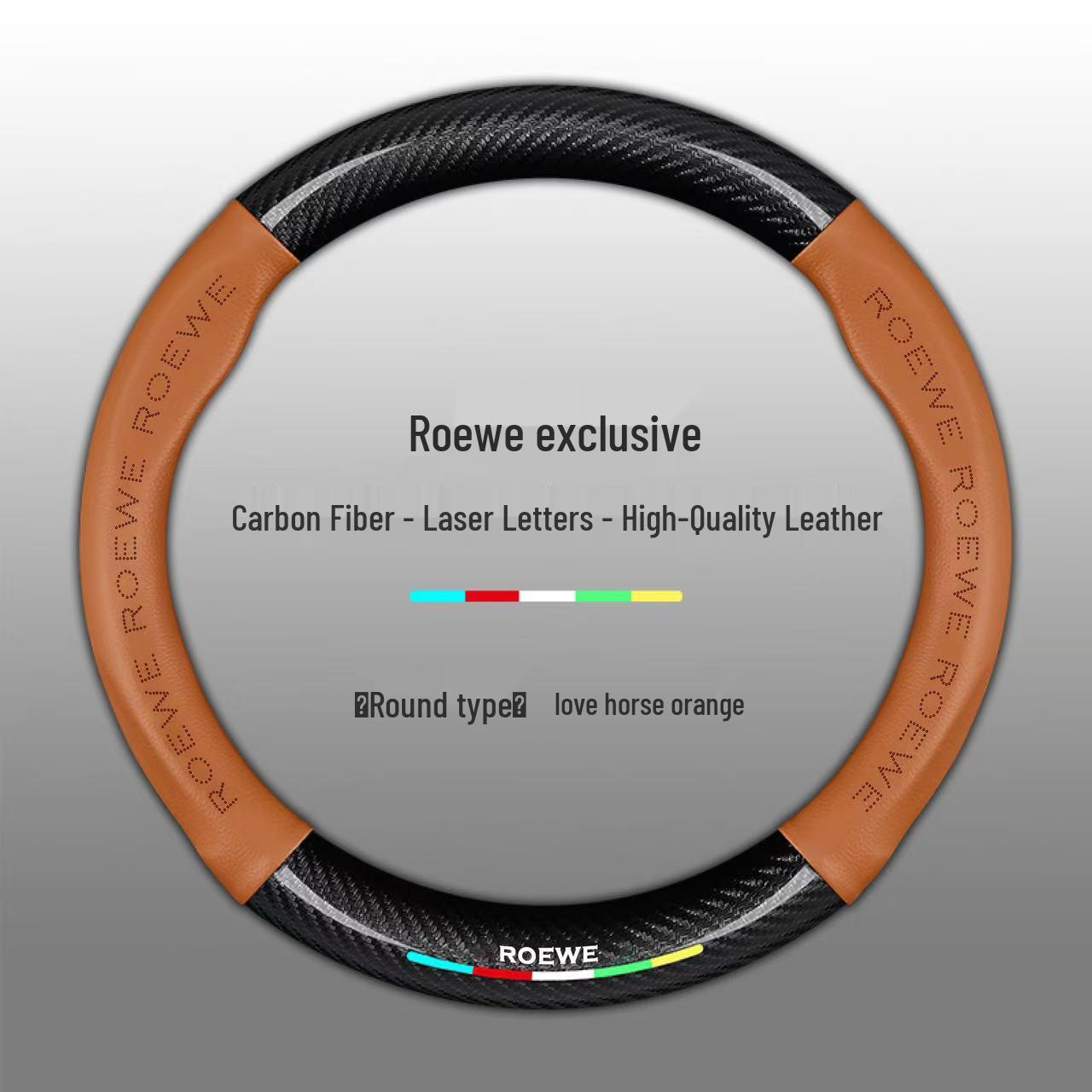 

Roewe Genuine Leather Steering Wheel Cover for RX5/I5/I6/RX8/RX3/ei5/ei6/350 (New Energy) 38cm