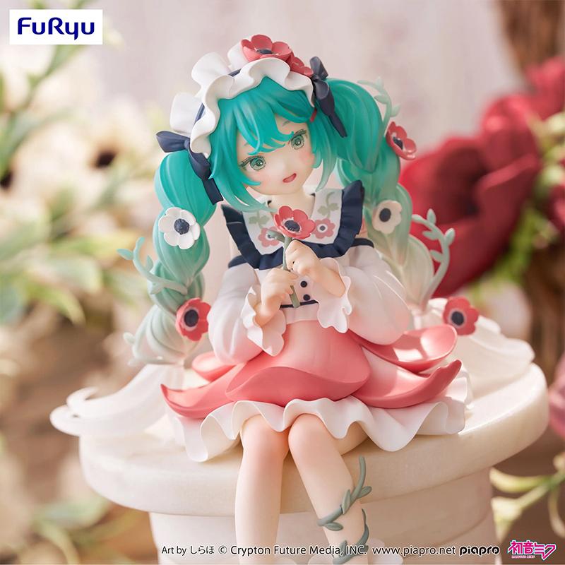 Hatsune Miku Anime Figure Toys Flower Fairy Collection Miku Kawaii Cartoon Pvc Action Figurine Model Dolls Birthdays Gift‘S Kids