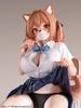 Ženská Kemono Spolužačka Komugi Měřítko Kompletní Figurka 1/4 Předbarvená