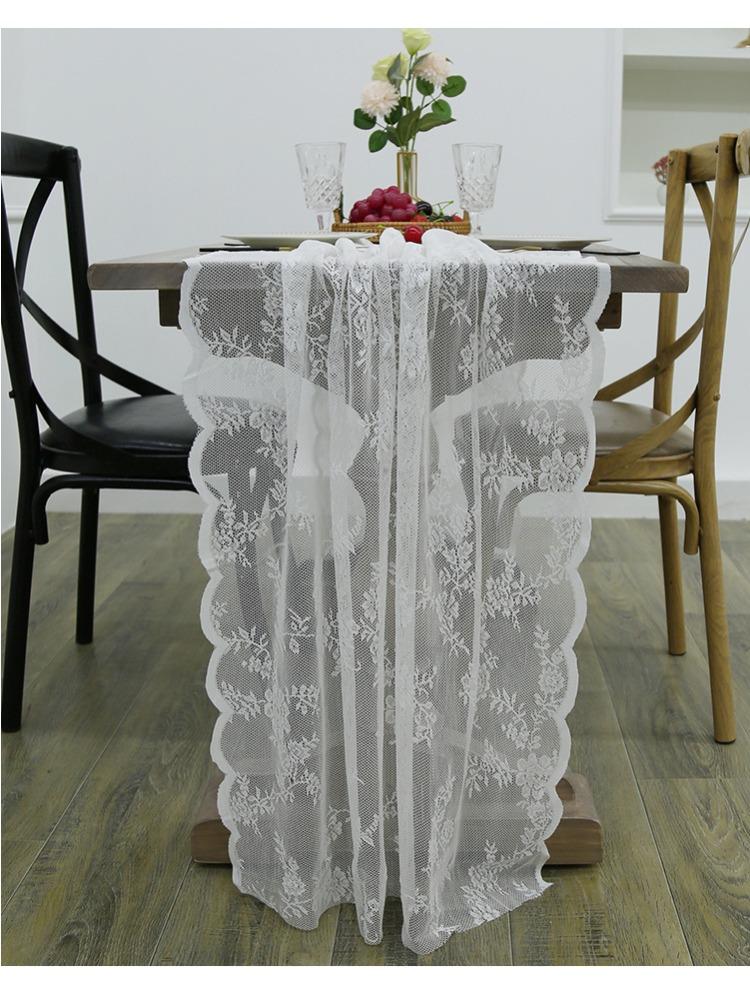 Vintage Lace Table Runner for Special Occasions – Universal Fit Bohemian Style Floral Lace Table Cover