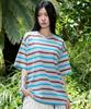GLACK Gt141 Multi-Stripe Pocket T-Shirt (Gray)