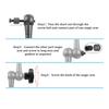 10 inch Articulating Friction Magic Arm with Wall Mount Base for Webcam LCD Monitor LED Light Camera Rig
