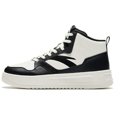 Comfortable Versatile High-Top Sneakers Women Sneakers White Black 922448002Q-3