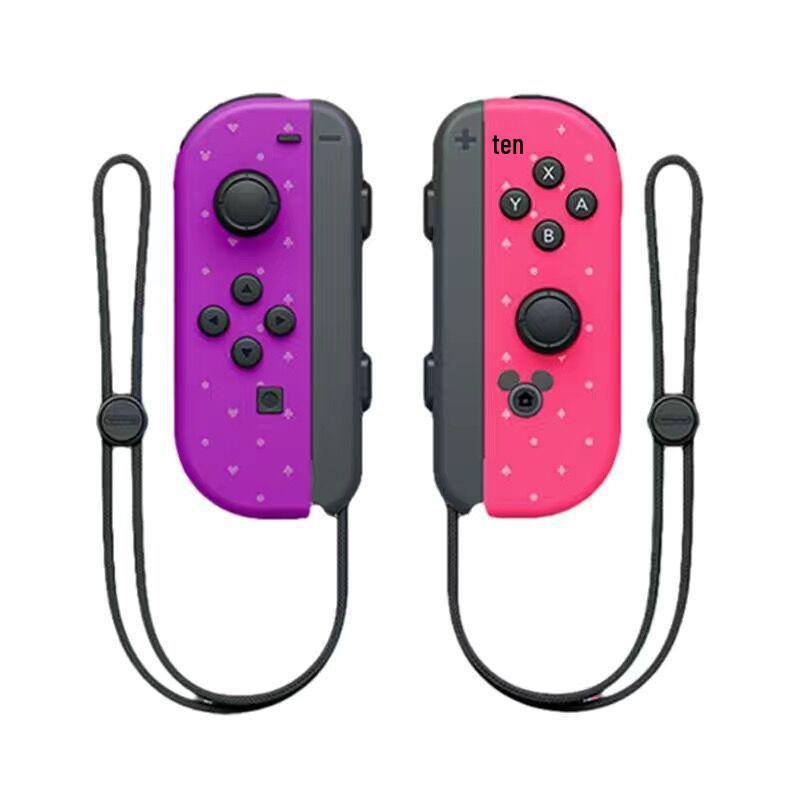 Bluetooth NS Console Game Controller: Left/Right Motion Sensing, Remote Vibration for Small Controllers