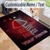 Custom Text Printed Rug Nottingham Forest FC Non Slip Floor Carpet For Home Room Decor