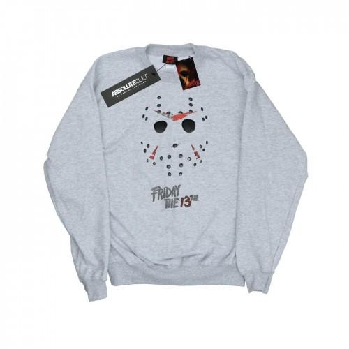Friday 13th Womens/Ladies Jason Hockey Mask Sweatshirt