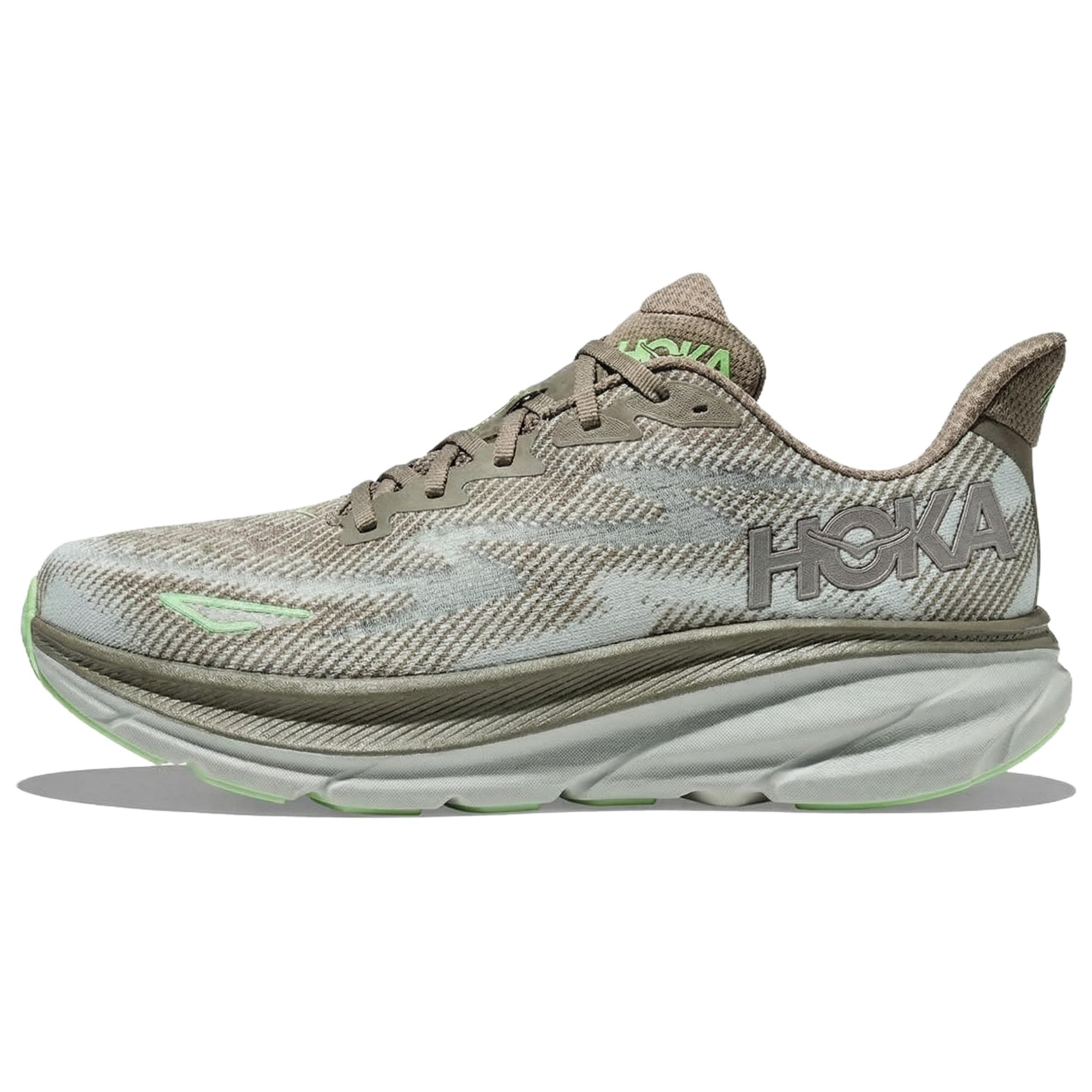 HOKA ONE ONE Clifton 9  Olive Haze Mercury  Men s 1127895-OHMR EU 42
