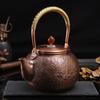 1500ML Hammered Kettle Large Capacity Rapid Heating For Office Brewing And Home Use