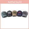 The Black Wash Vintage Style Baseball Hat With Breathable For Activities Outdoor