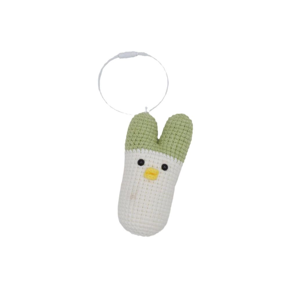 Handmade Crochet Mushroom Pendant – Exquisite Yarn Ornament & Bag Charm