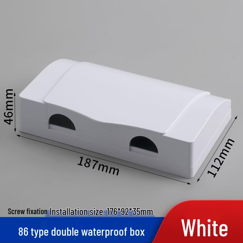 Outdoor Recessed Weatherproof Socket Cover with Screw Installation
