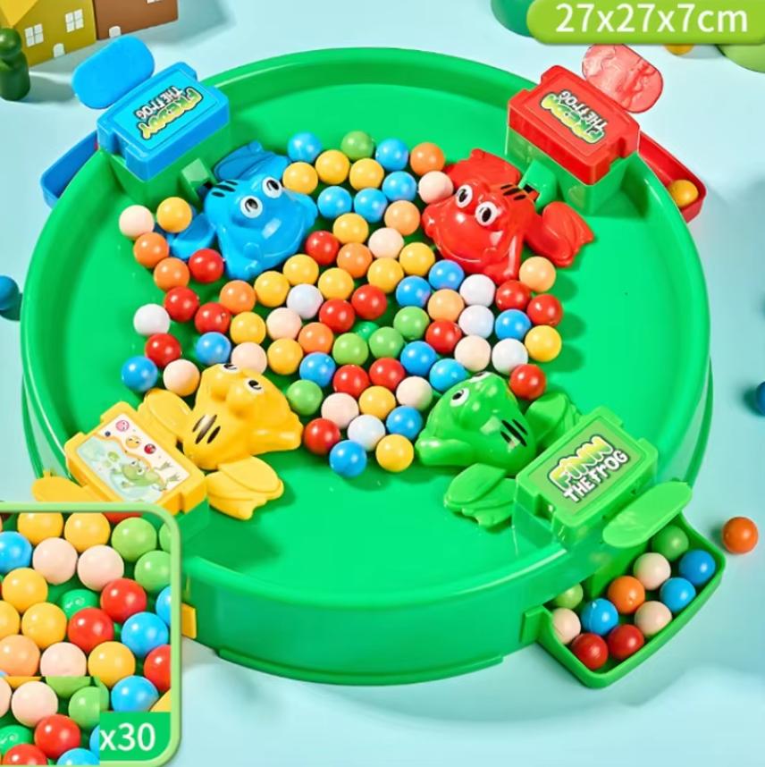 Kids Desktop Competitive Games Frog Eat Beans Safe Parent-child Interaction Entertainment Game Educational Relieve Stress Toy