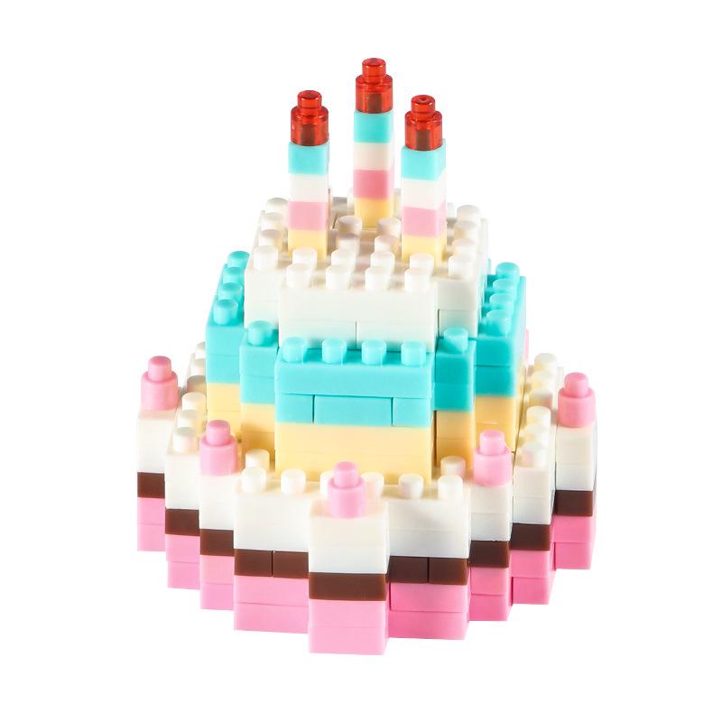 

Развивающие игрушки-конструкторы из мелких деталей для детских подарков на день рождения - украшения для торта