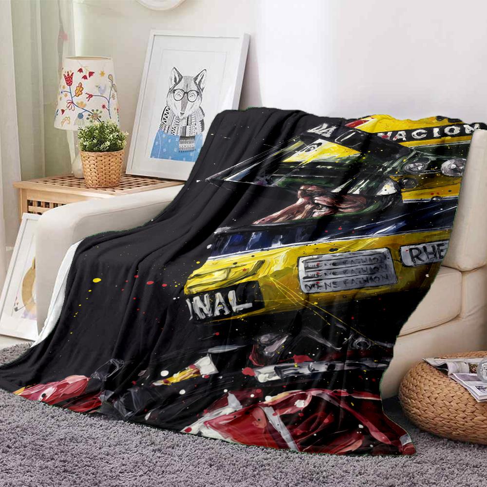 Ayrton Senna Blanket, High quality Comfortable for All Seasons, Home Decor, Warmth and Comfort