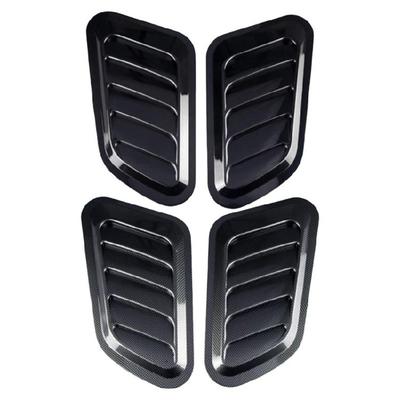 Lot de 2 caches d'aération décoratifs pour capot de voiture en ABS, adaptés à la réduction de la vitesse du vent et à l'amélioration de l'équilibre du véhicule