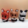 Game Grow A Garden Small Game Pillow Keychain Raccoon Red Fox For Birthday Gifts Plush Pixel Animal Model Ornament Game Souvenir