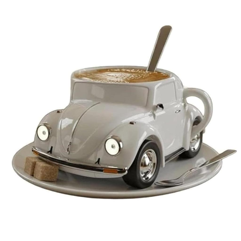 Beetle Car Coffee Mug Funny Semi Truck Heat Resist Coffee Cup Resin Creative Tea Cups Handmade Unique Drinkware for Home Kitchen