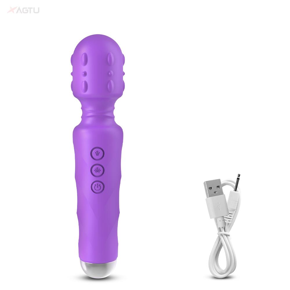 20 Speed Strong Dildo AV Vibrator for Women Vagina Clitoris Stimulator Vibrators Magic Wand Massager Erotica Sex Toys for Adults