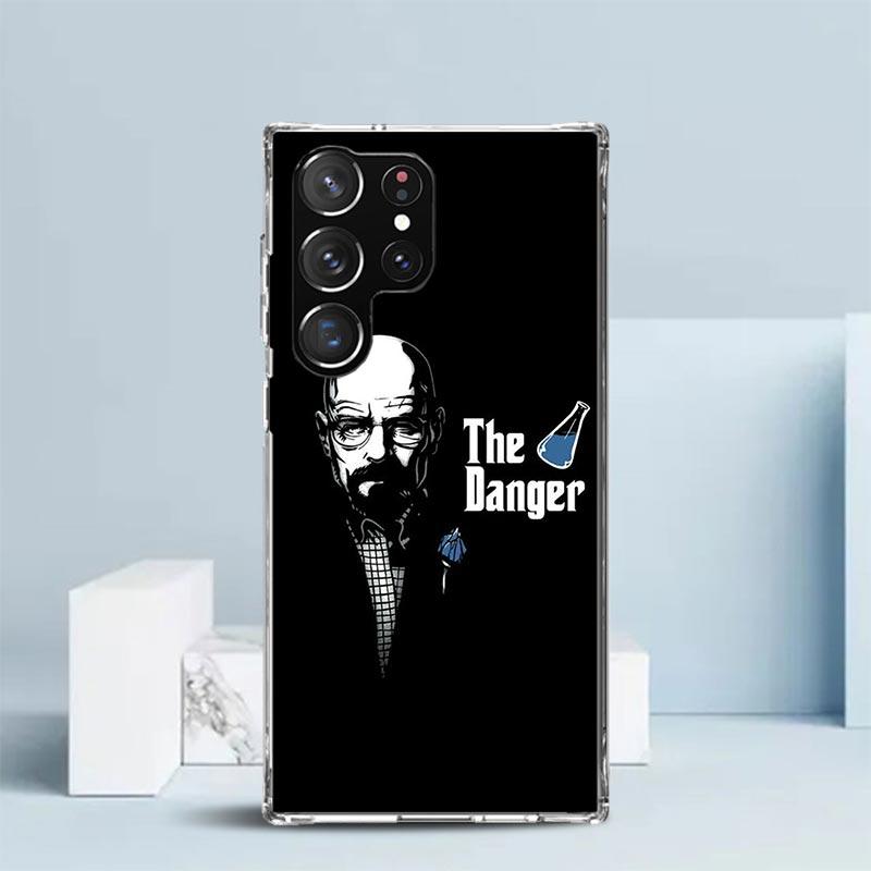 Breaking Bad WalterWhite Phone Case For Samsung Galaxy S24 S25 Edge S26 Ultra S22 S23 Plus S21 + S20 FE Soft TPU Back Cover Gala