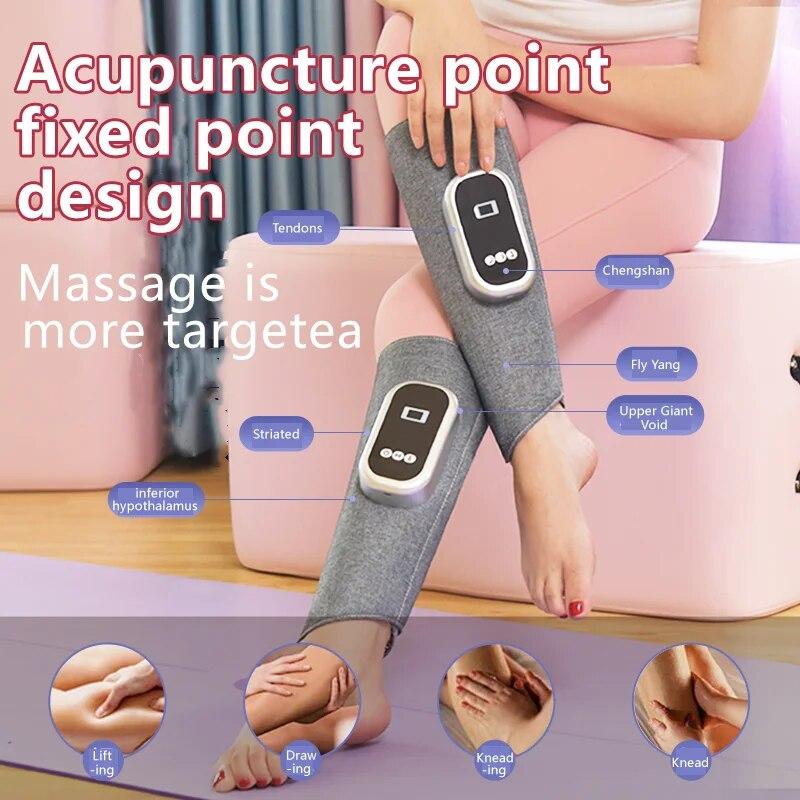Tinsol Electric Leg Massager Charging Air Compression Pressure Calf Massager Household Massage Device Relax Leg Muscles