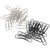 20Pcs Metal Pen Clips Electroplated Strong Clamping  Exquisite Book Pen Holder for Office Sch